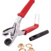 GROMMET SETTING TOOL KIT C/W 10PC EYELETS 12MM