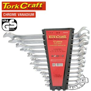 12PCS DEEP OFFSET COMBINATION SPANNER SET 6-22MM