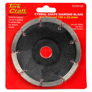 DIAMOND BLADE CYMBAL SHAPE 125X22.22MM