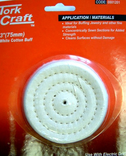 COTTON BUFF ONLY 75MM CARDED COTTON BUFF ONLY 75MM CARDED