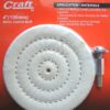 COTTON BUFF 100MM X 6MM SHAFT