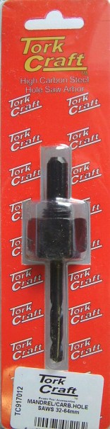 MANDREL FOR CARBON STEEL HOLE SAWS 32 - 86MM MANDREL FOR CARBON STEEL HOLE SAWS 32 - 86MM