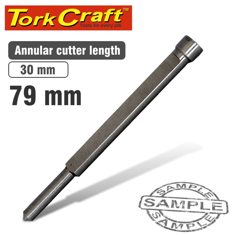 PILOT PIN 6.3 X 79MM FOR BROACH CUTTERS 30MM PILOT PIN 6.3 X 79MM FOR BROACH CUTTERS 30MM