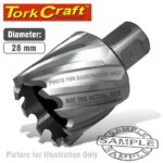 ANNULAR HOLE CUTTER HSS 28 X 30MM BROACH SLUGGER BIT