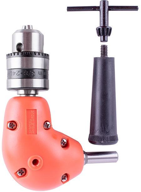ANGLE DRIVE 3/8 X 24 W/10MM CHUCK 90 DEGREE ANGLE DRIVE 3/8 X 24 W/10MM CHUCK 90 DEGREE
