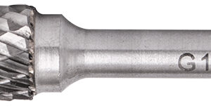 ROTARY BURR TUNGSTEN 12X25X6MM CONICAL CURVED