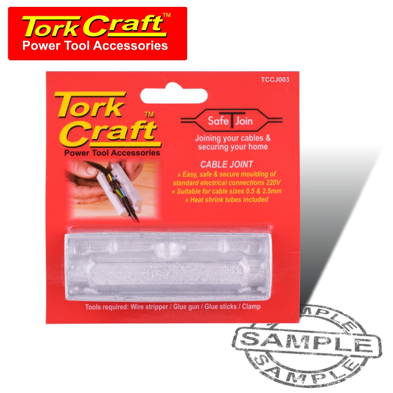 ELEC. CABLE JOINT 0.5MM-2.5MM 2 & 3 CORE RND CABLE SAFE-T-JOIN ELEC. CABLE JOINT 0.5MM-2.5MM 2 & 3 CORE RND CABLE SAFE-T-JOIN