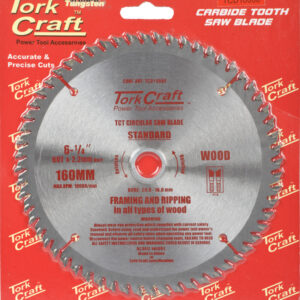 BLADE TCT 160 X 60T 20/16 GENERAL PURPOSE CROSS CUT