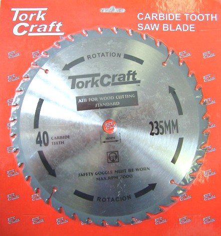 BLADE TCT 235 X 40T 16MM GENERAL PURPOSE COMBINATION BLADE TCT 235 X 40T 16MM GENERAL PURPOSE COMBINATION
