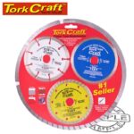 DIAM.BL.3PCE SET 115 CON/SEG/TURBO COLOUR PACK