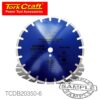 DIAMOND BLADE 350x25.4MM ASPHALT LASER WELDED SEGMENTED TAR