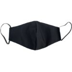 POLYCOT / SPUNBAND FILTER FACE MASK 3 X LAYER WASH/RE-UESABLE BLACK