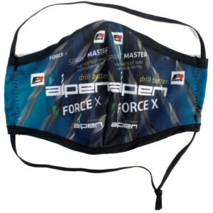 POLYEST. FACE MASK DBL LAYER WASH/RE-USEABLE ALPEN BRAND ONE SIZE