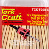 REPL. DRILL BIT FOR DECKING TOOL 8G X 5PC PRE-DRILL AND COUNTERSINK