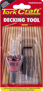 DECKING TOOL 10G STD HEAD PRE-DRILL & COUNTERSINK DECKING TOOL 10G STD HEAD PRE-DRILL & COUNTERSINK