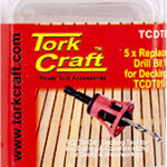 REPL. DRILL BIT FOR DECKING TOOL 10G X 5PC PRE-DRILL AND COUNTERSINK