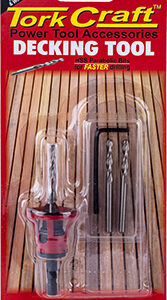 DECKING TOOL 12G STD HEAD PRE-DRILL & COUNTERSINK
