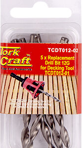 REPL. DRILL BIT FOR DECKING TOOL 12G X 5PC PRE-DRILL AND COUNTERSINK
