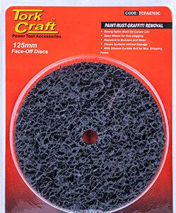 FACE OFF DISC 125MM CARDED FOR DRILL