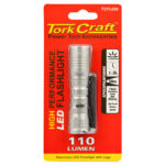 TORCH LED ALUM. 110LM BLK WITH CLIP USE 1 X AA BATTERY TORK CRAFT