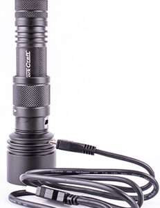 TORCH LED ALUM. 600LM BLK USB RECHARGABLE INCL.1X18650LI-I BATTERY