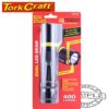 TORCH LED ALUM. DUAL BEAM FLOODLIGHT 400LM BLK USE 4X AA BATTERIES