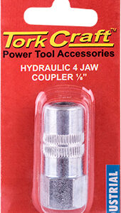 HYDRAULIC 4 JAW COUPLER 1/8' BLISTER
