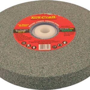 GRINDING WHEEL 150X20X32MM BORE 60GR W/BUSHES FOR B/G GREEN