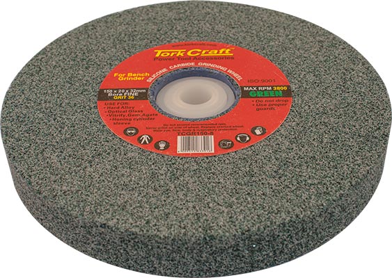 GRINDING WHEEL 150X20X32MM GREEN COARSE 36GR W/BUSHES FOR BENCH GRIN GRINDING WHEEL 150X20X32MM GREEN COARSE 36GR W/BUSHES FOR BENCH GRIN