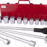 SOCKET SET 14PC 3/4' DRIVE 6PT 22 - 50MM IN METAL CASE