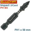 IMPACT PHIL.1 X 50MM POWER BIT 2/CARD