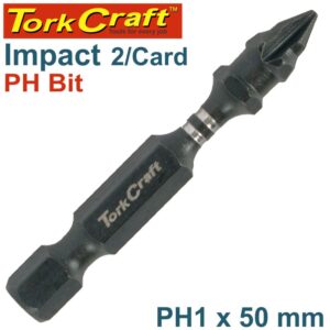 IMPACT PHIL.1 X 50MM POWER BIT 2/CARD