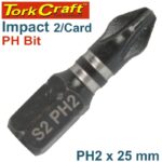 IMPACT PHIL.2 X 25MM INS.BIT 2/CARD