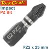 IMPACT POZI.2 X 25MM INSERT BIT BULK