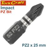 IMPACT POZI.2 X 25MM INSERT BIT BULK