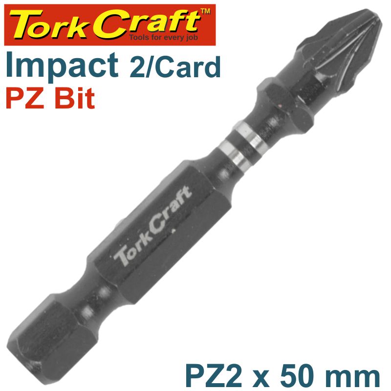 IMPACT POZI.2 X 50MM POWER BIT 2/CARD IMPACT POZI.2 X 50MM POWER BIT 2/CARD