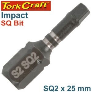 IMPACT SQUARE RECESS BIT NO.2 X 25MM - BULK