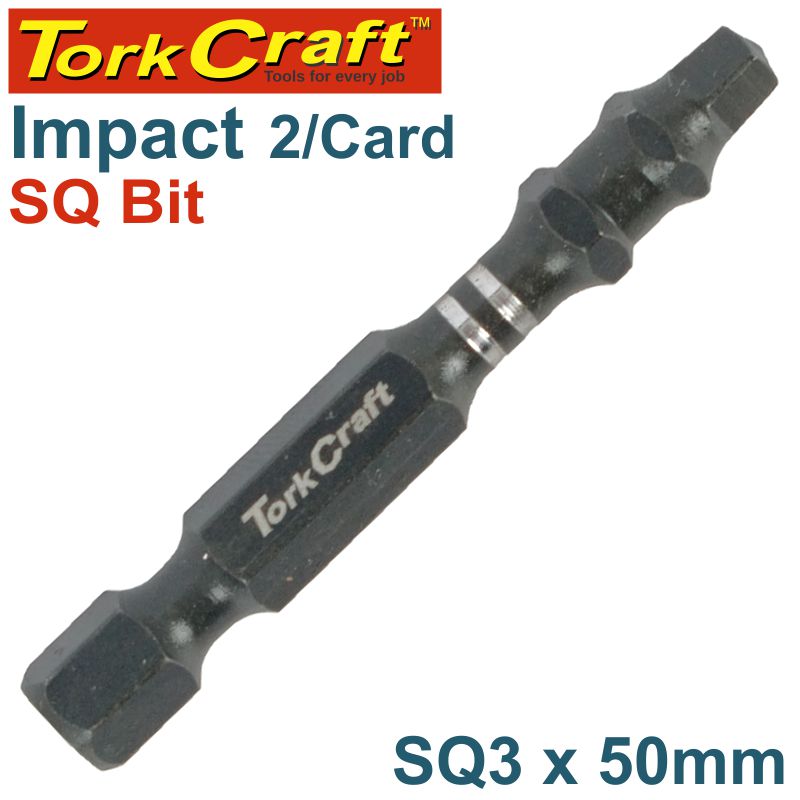 IMPACT SQUARE RECESS PWR BIT NO.3X50MM 2/CARD IMPACT SQUARE RECESS PWR BIT NO.3X50MM 2/CARD