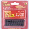 LETTER PUNCH SET 6MM (A-Z) BLACK FINISH