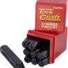 NUMBER PUNCH SET 8MM (0-9MM) BLACK FINISH