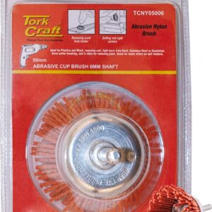 NYLON CUP BRUSH 50 X 6MM TCW