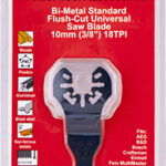 QUICK CHANGE FLUSH CUT METAL SAW BLADE 10MM(3/8')18TPI