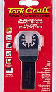 QUICK CHANGE FLUSH CUT METAL SAW BLADE 22MM(7/8')18TPI