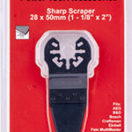 QUICK CHANGE SHARP SCRAPER 28X50MM(1-1/8'X2')
