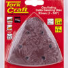 OSCILATING SANDPAPER A/O 93MM 10PC DELTA SHAPE 240GRIT