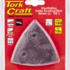 OSCILATING SANDPAPER A/O 80MM 10PC DELTA SHAPE 180GRIT
