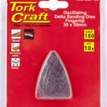 OSCILATING SANDPAPER A/O 35X50MM 10PC  FINGERTIP 180GRIT