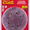 OSCILATING SANDPAPER A/O 115MM 10PC  ROUND 80GRIT