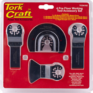 QUICK CHANGE OSCILATING FLOOR WORKING ACCESSORY KIT 4PC