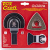 QUICK CHANGE OSCILATING TILE WORKING ACCESSORY KIT 4PC